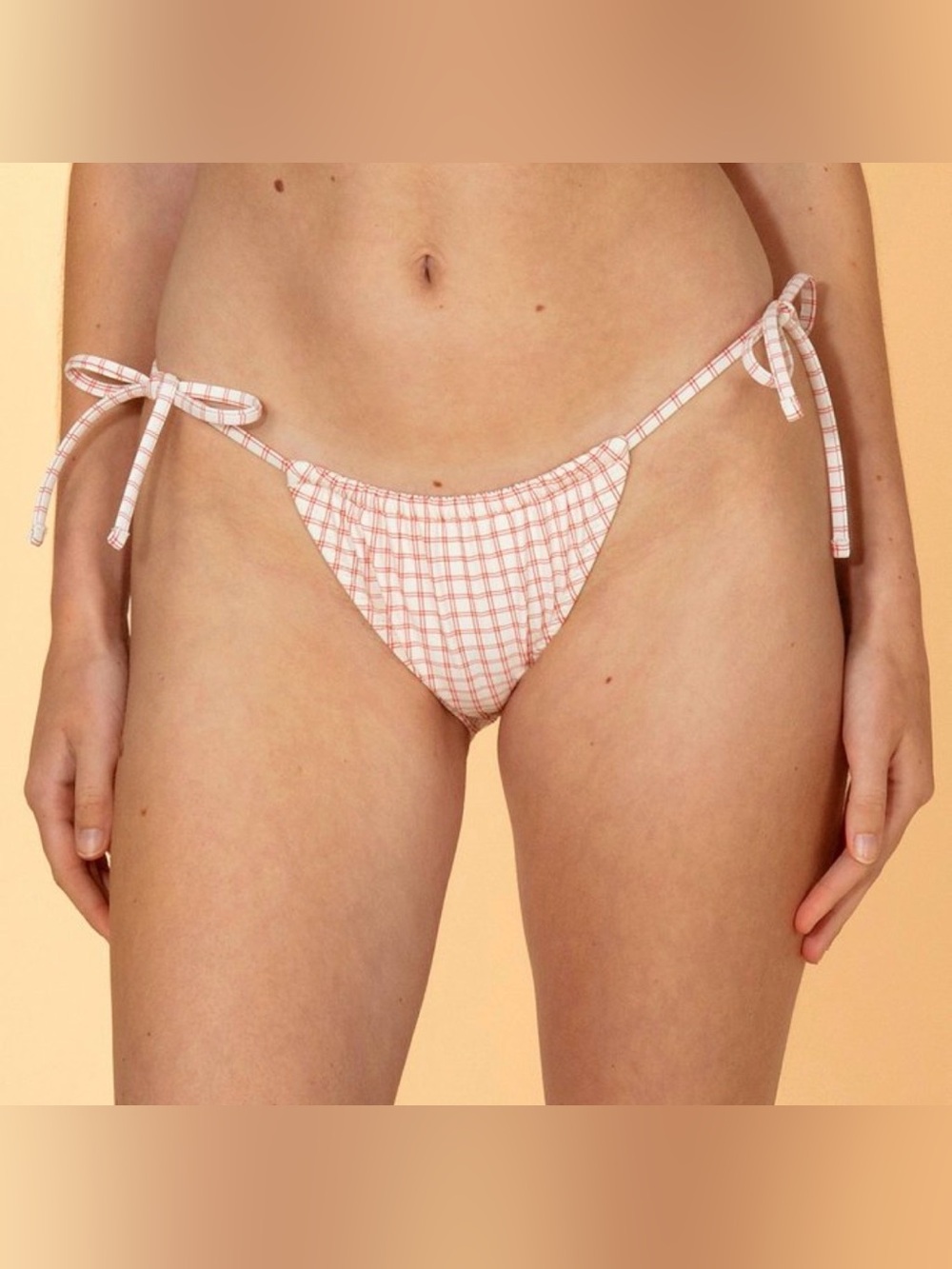 Solid & Striped Gingham bikini bottom